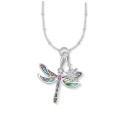 Collier pour femme avec une libellule et un soleil 1