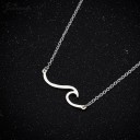 Collier pour femme avec vagues marines 2