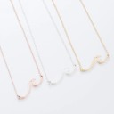 Collier pour femme avec vagues marines 4