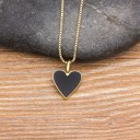 Collier pour femme en forme de cœur D171 4