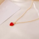 Collier pour femme en forme de cœur D176 3