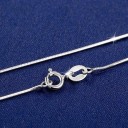 Collier pour femme en métal argenté 11