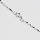 Collier pour femme en métal argenté 3