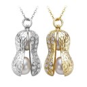 Collier pour femme en noix de macadamia 2