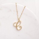 Collier pour femme lettre 3