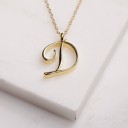 Collier pour femme lettre 4