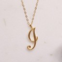 Collier pour femme lettre 9
