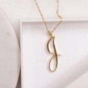 Collier pour femme lettre 10