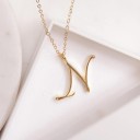 Collier pour femme lettre 13