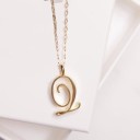 Collier pour femme lettre 16