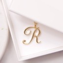 Collier pour femme lettre 17