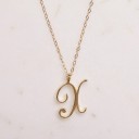 Collier pour femme lettre 23
