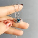 Collier pour femme œil 2
