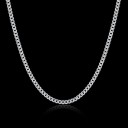 Collier pour femme plaqué argent M25 1