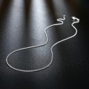 Collier pour femme plaqué argent M25 4