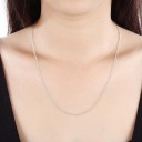 Collier pour femme plaqué argent M25 5