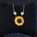 Collier pour femme tournesol 2