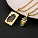 Collier pour femmes avec cœur 2 pièces 2