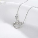 Collier pour femmes avec cœur D662 2