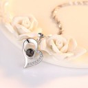 Collier pour femmes avec cœur G658 3