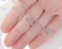 Collier pour femmes avec cœurs G636 2