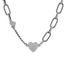 Collier pour femmes avec cœurs G648 2