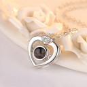 Collier pour femmes avec cœurs G661 2