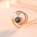 Collier pour femmes avec cœurs G661 1