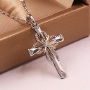 Collier pour femmes avec croix D343 2