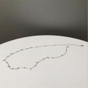 Collier pour femmes avec des cercles M108 3