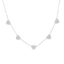 Collier pour femmes avec des cœurs G589 4