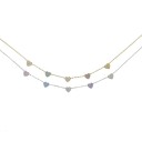 Collier pour femmes avec des cœurs 2