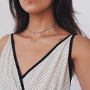 Collier pour femmes avec des étoiles D133 2