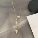 Collier pour femmes avec des étoiles D586 1