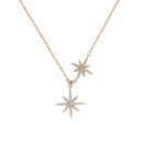 Collier pour femmes avec des étoiles D586 2