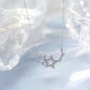 Collier pour femmes avec des étoiles D839 5