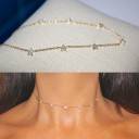 Collier pour femmes avec des étoiles M22 1