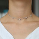 Collier pour femmes avec des étoiles M22 2
