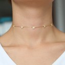Collier pour femmes avec des étoiles M22 4