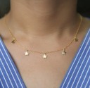 Collier pour femmes avec des étoiles M93 2