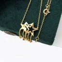 Collier pour femmes avec des étoiles 4