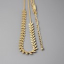 Collier pour femmes avec des feuilles G587 4