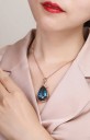 Collier pour femmes avec goutte D513 6