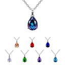 Collier pour femmes avec goutte D678 1