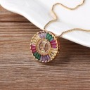 Collier pour femmes avec la lettre D286 11