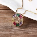 Collier pour femmes avec la lettre D286 12