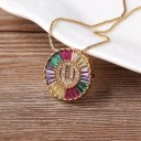 Collier pour femmes avec la lettre D286 23