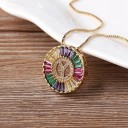 Collier pour femmes avec la lettre D286 27