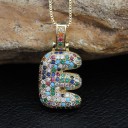 Collier pour femmes avec la lettre de l'alphabet D352 9