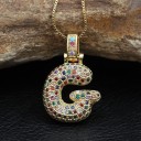 Collier pour femmes avec la lettre de l'alphabet D352 11